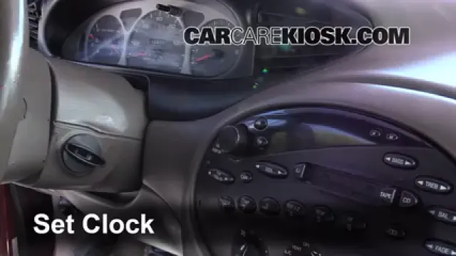 1999 Mercury Sable LS 3.0L V6 Sedan Horloge Régler l'horloge